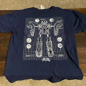 XL navy blue Power Rangers tshirt
